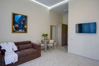 Отель Summit Apart Hotel Киев Апартаменты-студио с гидромассажной ванной-5