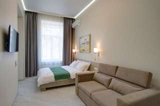 Отель Summit Apart Hotel Киев Апартаменты-студио с гидромассажной ванной-13
